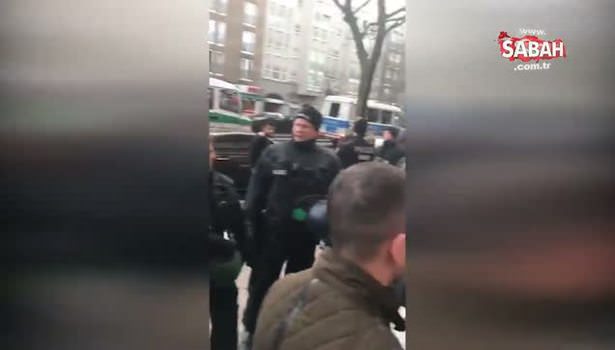 Alman polisi 'Evet' diyen gurbetçilerin dükkanını bastı!