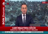 Samsun'da cami inşaatı çöktü!