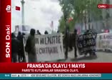 Avrupa'nın göbeğinde olaylı 1 Mayıs!