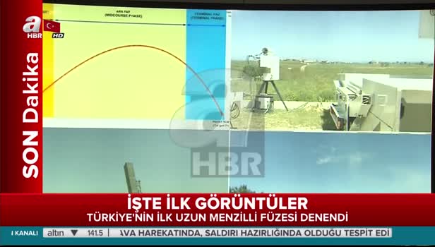 Bora Füzesi başarıyla test edildi