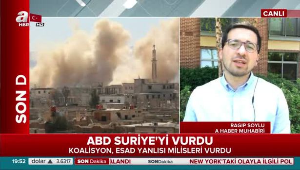 ABD Suriye'yi vurdu!