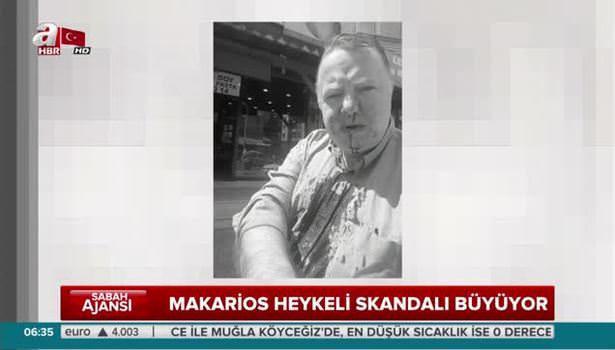 Heykel skandalını haber yapan gazeteci dövüldü