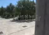 İran'da teröristin kendini patlatma anı!