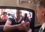 Erdoğan'ı gören vatandaşın canlı yayın heyecanı
