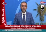 Erdoğan-Trump görüşmesi sona erdi