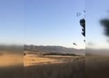 Helikopterle Mehmetçiği böyle selamladı