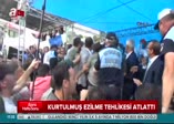 Bakan Kurtulmuş arbedenin ortasında kaldı