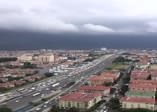 Fırtına İstanbul'a böyle geldi