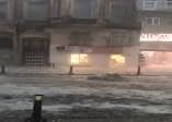 Ortaköy'de sel