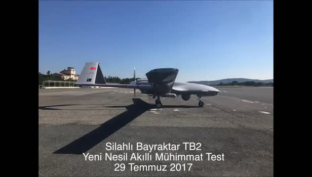 Bayraktar TB2 akıllı mühimmatla vurdu