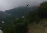 Trabzon Maçka'daki çatışma anı kamerada