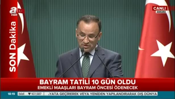 Bozdağ o çarpıtmalara cevap verdi