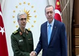 Erdoğan, İran Genelkurmay Başkanı'nı kabul etti