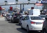 Topçular Feribot İskelesinde araç yoğunluk