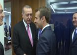 Erdoğan, Fransa Cumhurbaşkanı Macron ile görüştü