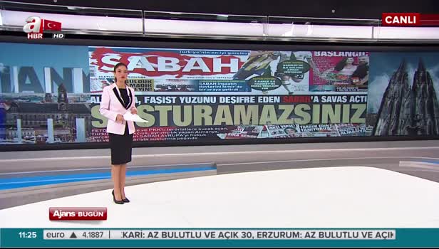 Almanya Sabah'ı hedef aldı!