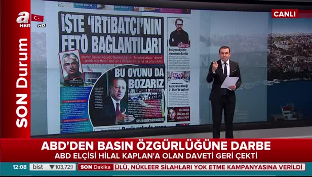 Kaplan: İptal etmeselerdi bunları soracaktım