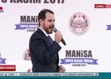 Enerji Bakanı Berat Albayrak Manisa'da önemli açıklamalarda bulundu