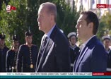 Yunanistan'da Erdoğan'a görkemli karşılama
