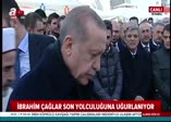 Erdoğan, iş adamı İbrahim Çağlar'ın cenazesine katıldı