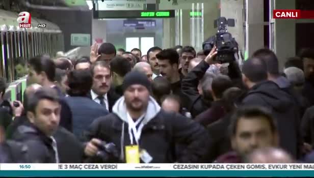 Üsküdar- Ümraniye- Çekmeköy Metro Hattı açıldı