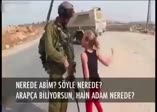 İsrail askerlerine tekme atan kız gözaltında