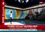 Rusya'da otobüs yaya alt geçidine girdi!