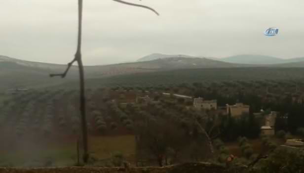 Afrin'den sıcak çatışma! Tanklar böyle vurdu