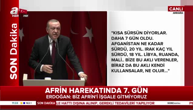 Afrin'den sonra Irak sınırına kadar temizlik sürecek-1