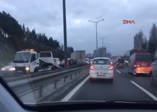 TEM'de kaza trafiği kilitledi