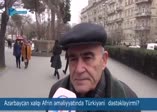 İşte Azerbaycan halkının 'Zeytin Dalı Harekatı' hakkındaki fikri!