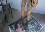 ÖSO mensubu Öcalan'ın posterini yaktı