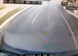 Feci otobüs kazası kamerada