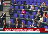 Alman vekiller PKK paçavrası taktı! Skandal Afrin açıklaması yaptı