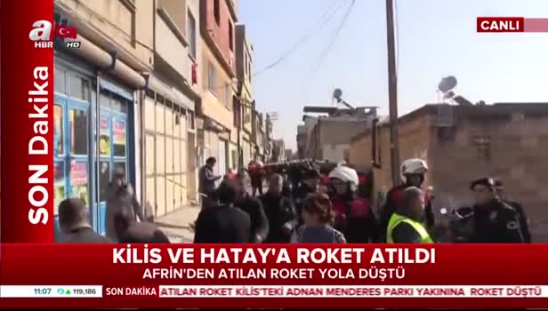 Kilis ve Hatay'a roket atıldı