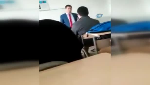 Öğrencilerin kaydettiği skandal görüntüler