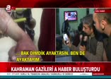 Kahraman gaziler Ali Uysal ve Olcay Özçam’ı A Haber buluşturdu