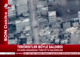 YPG/PKK evlerin arasından Türkiye'ye saldırı anı