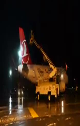THY’den kar yağışına karşı güvenlik önlemi