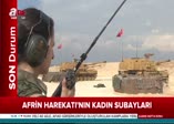 "Zeytin Dalı"nın kadın subayları