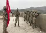 Raco'ya Türk bayrağı dikildi