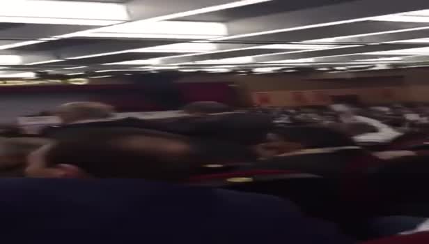 CHP kurultayından skandal görüntüler