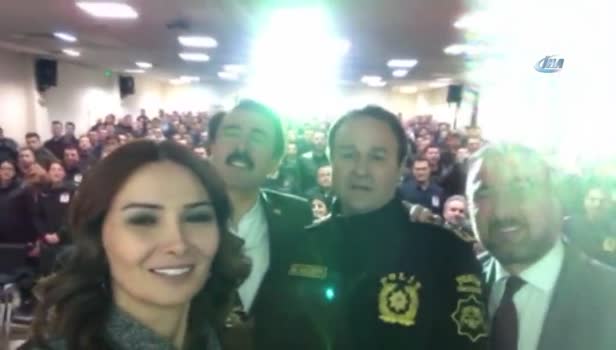 Azeri vekilden polis okulunda dostluk mesajı