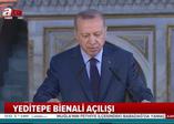 Cumhurbaşkanı Erdoğan, Ayasofya'da İstanbul Yeditepe Bienali açılışında konuştu