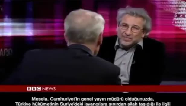 Can Dündar'ın BBC'de madara olduğu anlar