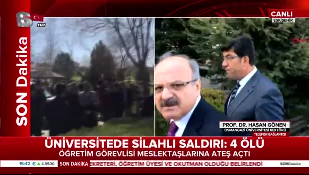 Eskişehir Osmangazi Üniversitesi'nde silahlı saldırı