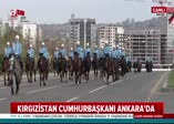 Kırgızistan Cumhurbaşkanı Külliye'de böyle karşılandı